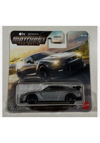 Matchbox The Movie - 2020 Nissan Gt-r Nismo R35 Özel Seri Model Araba Gri