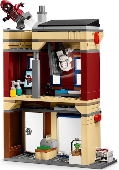LEGO® ǀ Örümcek Adam, Oscorp'a Karşı 76324 - 10 Yaş ve Üzeri Çocuklar için Yaratıcı Oyuncak Yapım Seti (808 Parça)