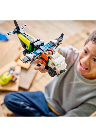 60505 Lego City Uçak, Servis Kamyonu Ve Hoverkraft 990 Parça +7 Yaş