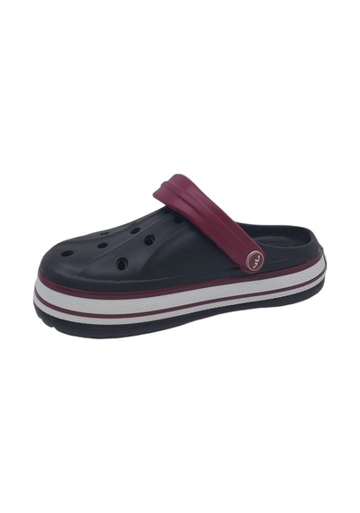 Zerhan Akınalbella 457 Unisex Siyah Beyaz Bordo Sabo Terlik