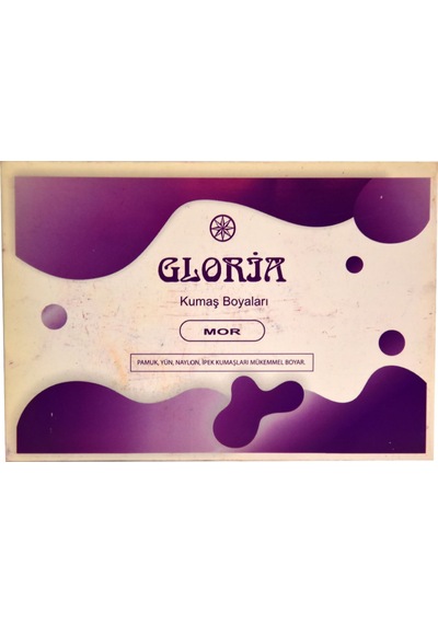 Gloria Kumaş Boyası Mor 10 Gr Paket