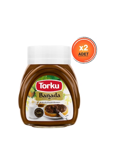 Torku Banada Kakaolu Fındık Kreması Cam 2 x 700 G