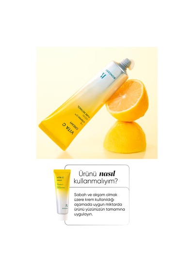Retinol Ve C Vitamini İçeren Leke Kremi Vita C Cream 50 Ml