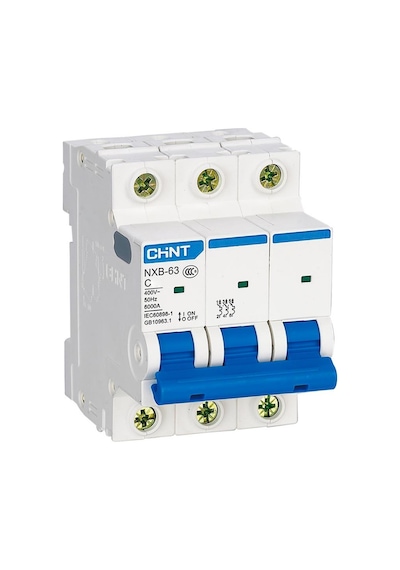 Chint - 3p 25a 6ka C Serisi Trifaze Anahtarlı Otomatik Sigorta 192259