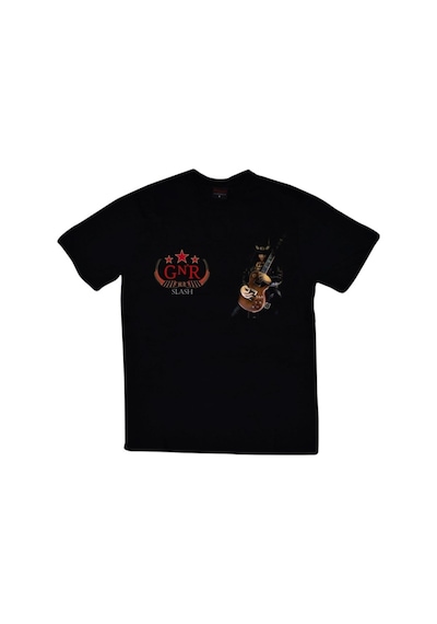 Stoned&Fame Unisex Siyah Baskılı Büyük Beden T-shirt SIYAH