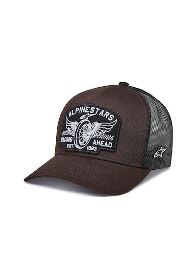Alpinestars Heritage Patch Trucker Şapka Kahverengi Siyah