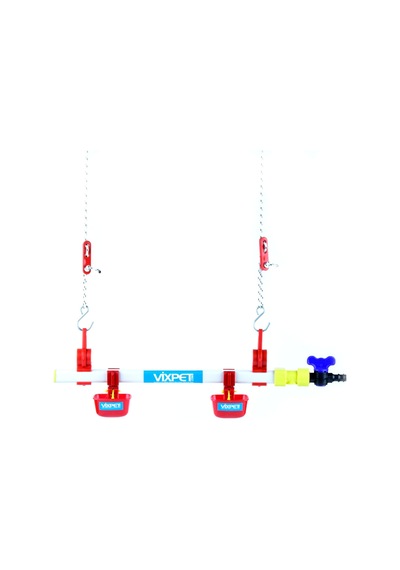 Vixpet 5'li Tavuk Yemlik ve Suluk Askı İpi | 2.5 Metre | Kolay Montaj | Tavuk Çiftlikleri İçin İdeal | Askı Kiti