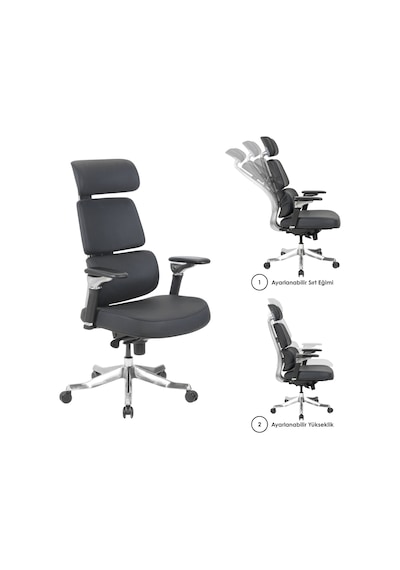 Casella Zopo Döşemeli Yönetici Koltuğu Ofi S Koltuğu Ergonomik, Şık Ve Fonksiyonel Siyah - Suni Deri Casella Zopo Döşemeli Yönetici Koltuğu Ofi S Koltuğu Ergonomik, Şık Ve Fonksiyonel Siyah - Suni Deri