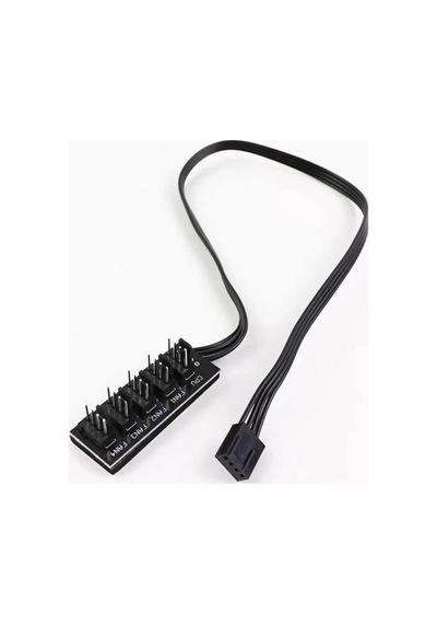 40cm 5li Fan Port Çoğaltıcı Kart Cpu Soğutucu Güç Hub Uzatma Genel