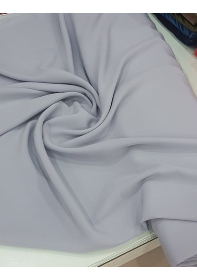 Medine Ipeği Açık Gri Elbiselik,Bluzluk,Eşarplık Kumaş M12