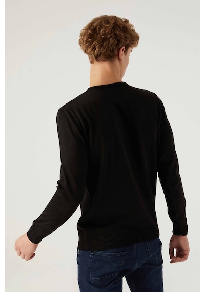 D's Damat Regular Fit Siyah Tüylenme Yapmayan Bisiklet Yaka Triko Kazak Siyah D's Damat Regular Fit Siyah Tüylenme Yapmayan Bisiklet Yaka Triko Kazak Siyah