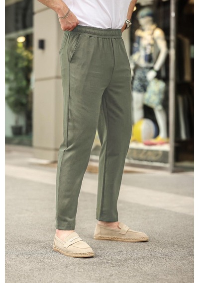Madmext Açık Haki Relaxed Erkek Pantolon 6510