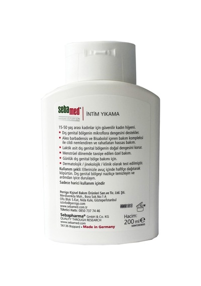 Hassas Ciltler Için Intim Yıkama 200 Ml
