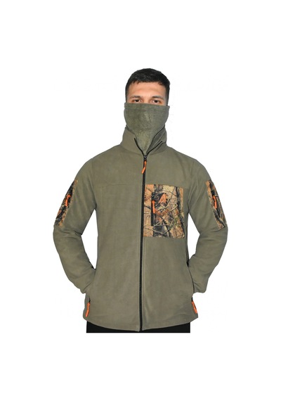 Mysia Outdoor Haki Orman Desen Taktik Polar Mont Avcı Mont 7 Cep Çok Renkli