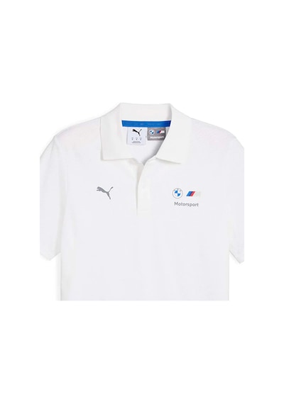 Puma Erkek Polo Tişört Bmw M Motorsport Jaquard 63291602 Beyaz