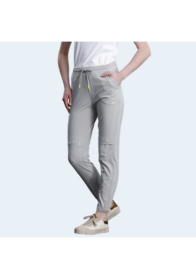 Slazenger NADIYA Kadın Cepli Dar Paça Gri Eşofman Altı