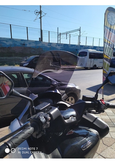 2012 - 2020 Honda Integra Nc700D Nc750D Uzun Ön Cam Koyu Füme Zeus 61CM 4 MM