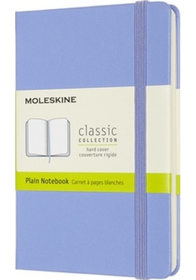 Moleskine Sert Kapak Defter Ortanca Mavisi Çizgisiz - 9x14 - 0802