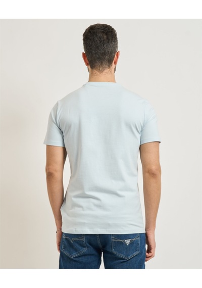 Guess M6gı11k2992 Cn Ss Triangle Hd Mu Erkek Tişört Mavi