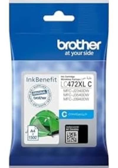 Lc472xlc Cyan Mavi 1.500 Sayfa Kartuş Mfc-j2340-j3540-j3940