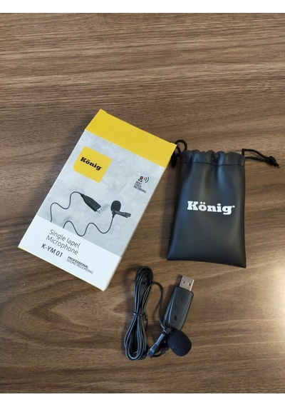 König K-Ym 01 Youtuber Bilgisayar Pc Usb Yaka Mikrofonu