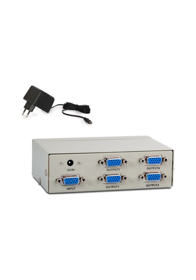 S-Link Sl 2504 4 Port Monitör Çoklayıcı 250 Mhz