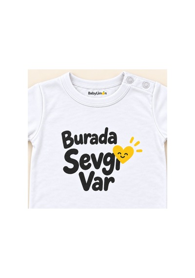 Babylimon Burada Sevgi Var Beyaz Kısa Kollu Çıtçıtlı Bebek Zıbını Beyaz - Burada Sevgi Var - 928161960 Beyaz - Burada Sevgi Var Babylimon Burada Sevgi Var Beyaz Kısa Kollu Çıtçıtlı Bebek Zıbını Beyaz - Burada Sevgi Var - 928161960 Beyaz - Burada Sevgi Var