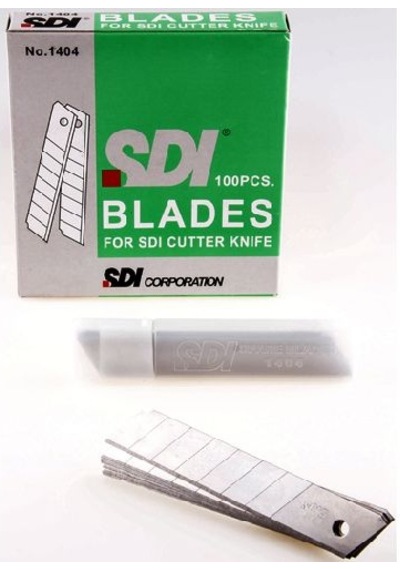 Sdi Geniş Maket Bıçağı Yedeği 18 Mm 10'Lu Paket