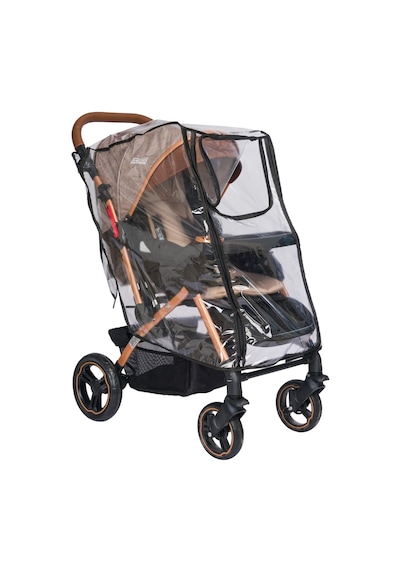 Malzek Ultra Lüks Fermuarlı Bebek Arabası Yağmurluğu Şeffaf