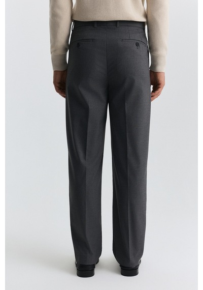 Antioch Regular Fit Pileli Pantolon Gri