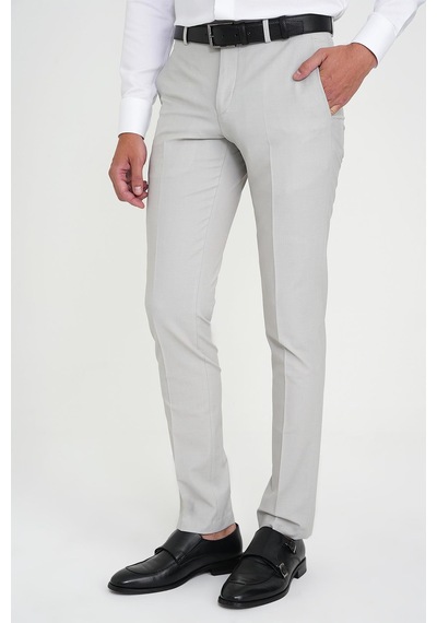 Efor Slim Fit Pilesiz Yün Klasik Taş Kumaş Pantolon P 1191 Taş