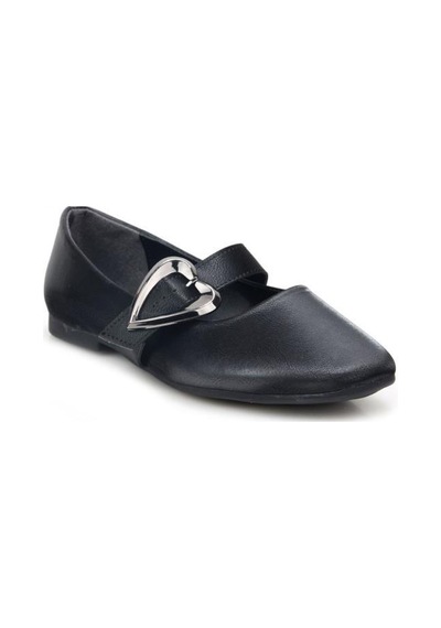 Papuçcity Fendi 03468 Kadın Günlük Babet Sıyah