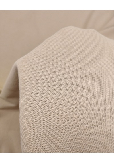 Yeşil Karıştırılmış Bir Bej Renkte İnce Esnek Yumuşak Bebe İnterlok Ribana Kumaş Manşetlik & Yakalık En: 150cm-12428 Yeşil,bej