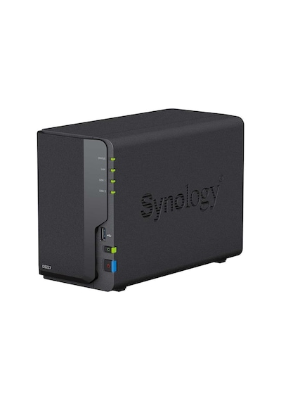 Synology DS223A2 2 GB 2 TB HDD 2x3.5" Sata Desteği Raid 0-1 Nas Depolama Ünitesi