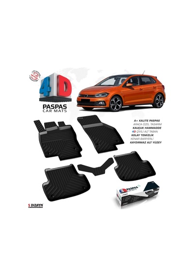 Vw Polo 6 4d Havuzlu Paspas 2017-2021 A+kalite
