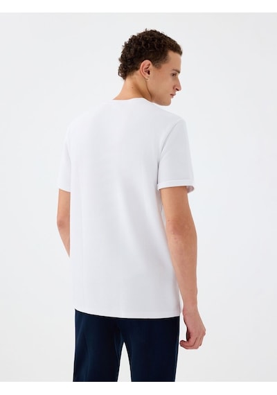 Loft Regular Fit Erkek Tshirt K.kol Lf2039564 Q1.v1 Beyaz