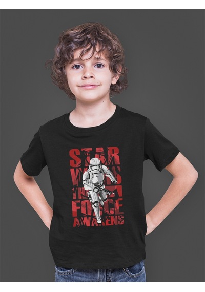 Bumeta Yıldız Savaşları Clone Wars Darth Vader Çocuk Tişört T-shirt Siyah