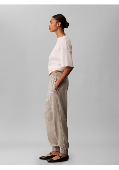 Calvin Klein Heavy Jersey Jogger-, P7a Bej Kadın Eşofman Altı Gri