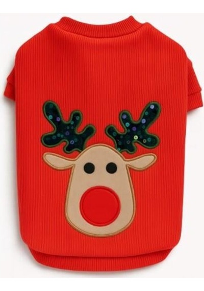 Gedyco Red Deer Küçük Irk Köpek Likralı Sweatshirt Gedyco Red Deer Küçük Irk Köpek Likralı Sweatshirt