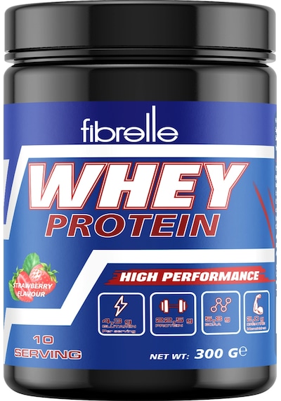 Fibrelle Whey Protein Çilek Aromalı 300 G Çilek