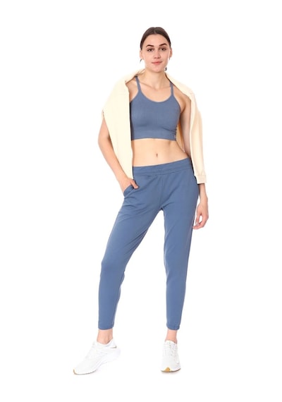 Sportive Wide Sweat Kadın Lacivert Günlük Stil Eşofman Altı 712108-lcv Siyah