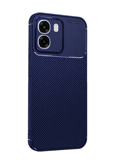 Uryport Oppo Oppo A6t 5g Auto Focus Karbon Kapak - Lacivert