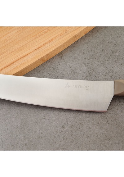 Aryıldız Plurex Santoku Bıçağı 21 Cm Koyu Bej