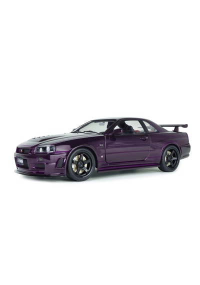 1:18 Ölçek Solido 1999 Nissan Skyline R34 Gt-r Z Tune Diecast Metal Minyatür Model Araba 25cm