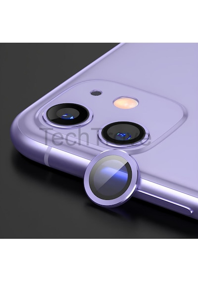 Apple İphone 12 Kamera Lens Koruyucu Parmak İzi Bırakmayan A+ Kalite Mor
