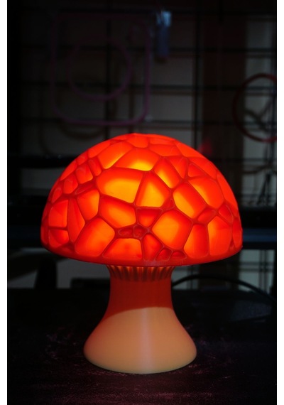 3d Pla Baskı Mantar Abajur Gece Lambası