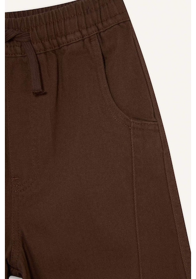 Defacto Barrel Fıt Düz Paça Gabardin Pantolon Erkek Çocuk G8336a826spbn254 Kahve-bn254