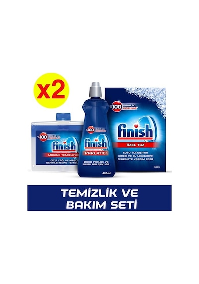 Finish  Bulaşık Makinesi Temizlik ve Bakım Seti x 2