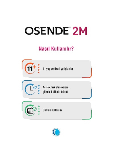 Osende 2M Metilfolat Metilkobalamin 30 Tablet