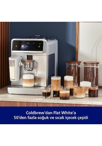 8000 Serisi Lattego Pro Café Aromis Kahve Makinesi, Evde Kafe Kalitesi, Brewextract, 54 Farklı Sıcak Ve Soğuk İçecek, Ep8757/20 Çok Renkli 8000 Serisi Lattego Pro Café Aromis Kahve Makinesi, Evde Kafe Kalitesi, Brewextract, 54 Farklı Sıcak Ve Soğuk İçecek, Ep8757/20 Çok Renkli
